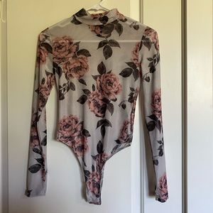 Flower Mesh Bodysuit